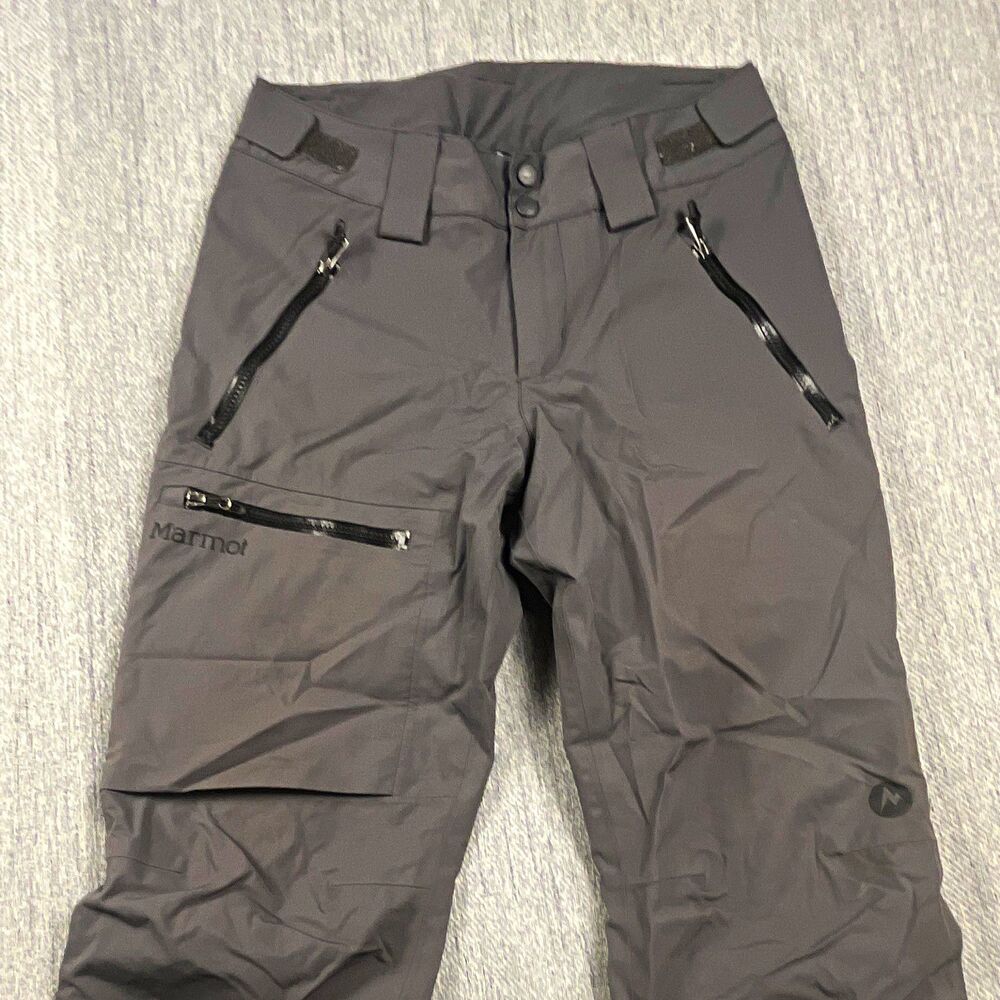 Marmot Men’s Refuge Waterproof Insulated Ski Snowboard Pants Gray S 28x31u